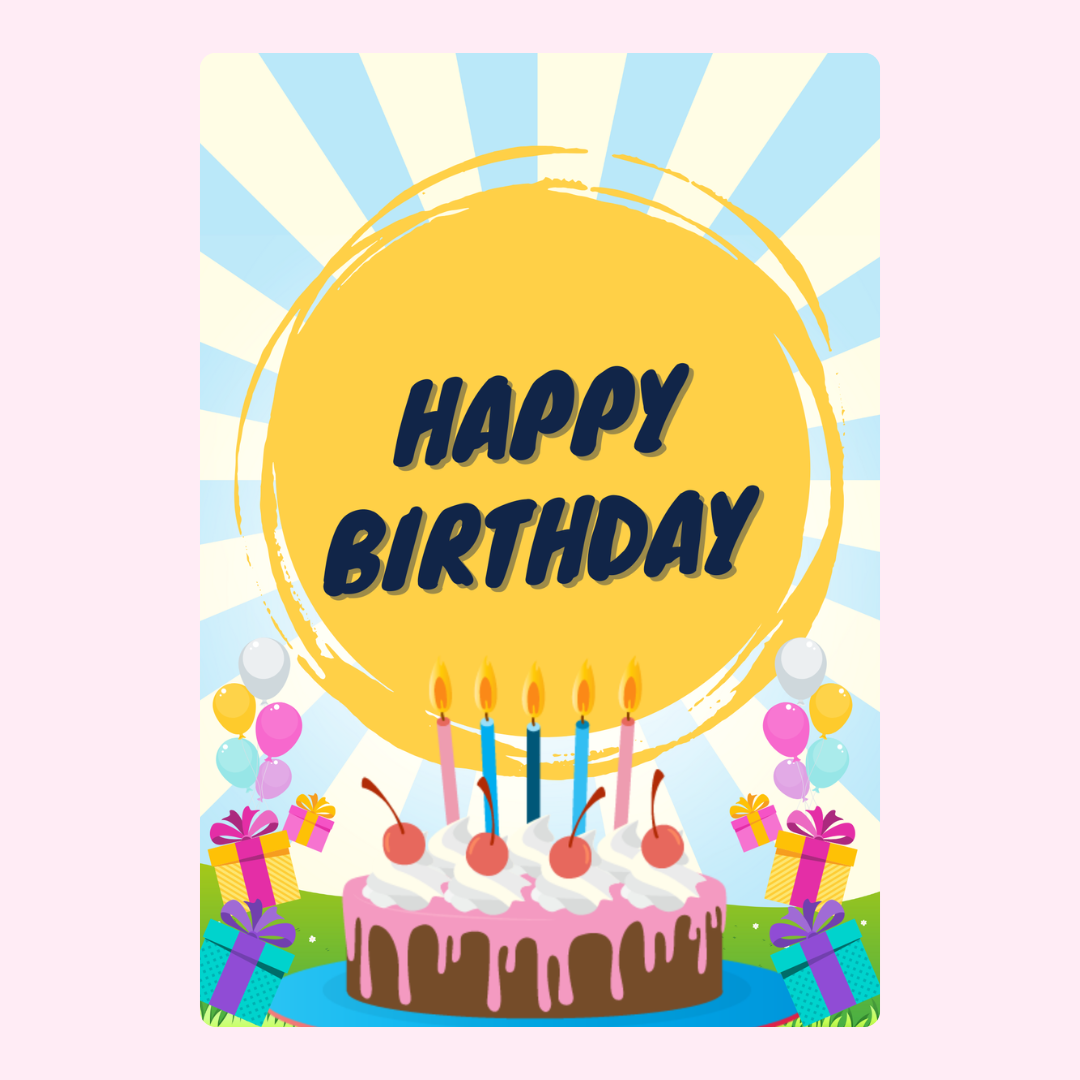 Happy Birthday graphic design (Nov 2024)