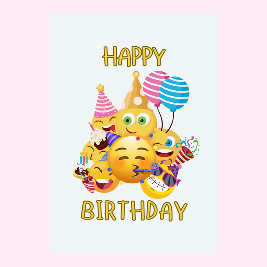 Happy Birthday emojis, design from Nov 23, 2024.
