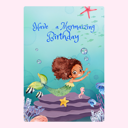 Mermaizing birthday card, Nov 23, 2024