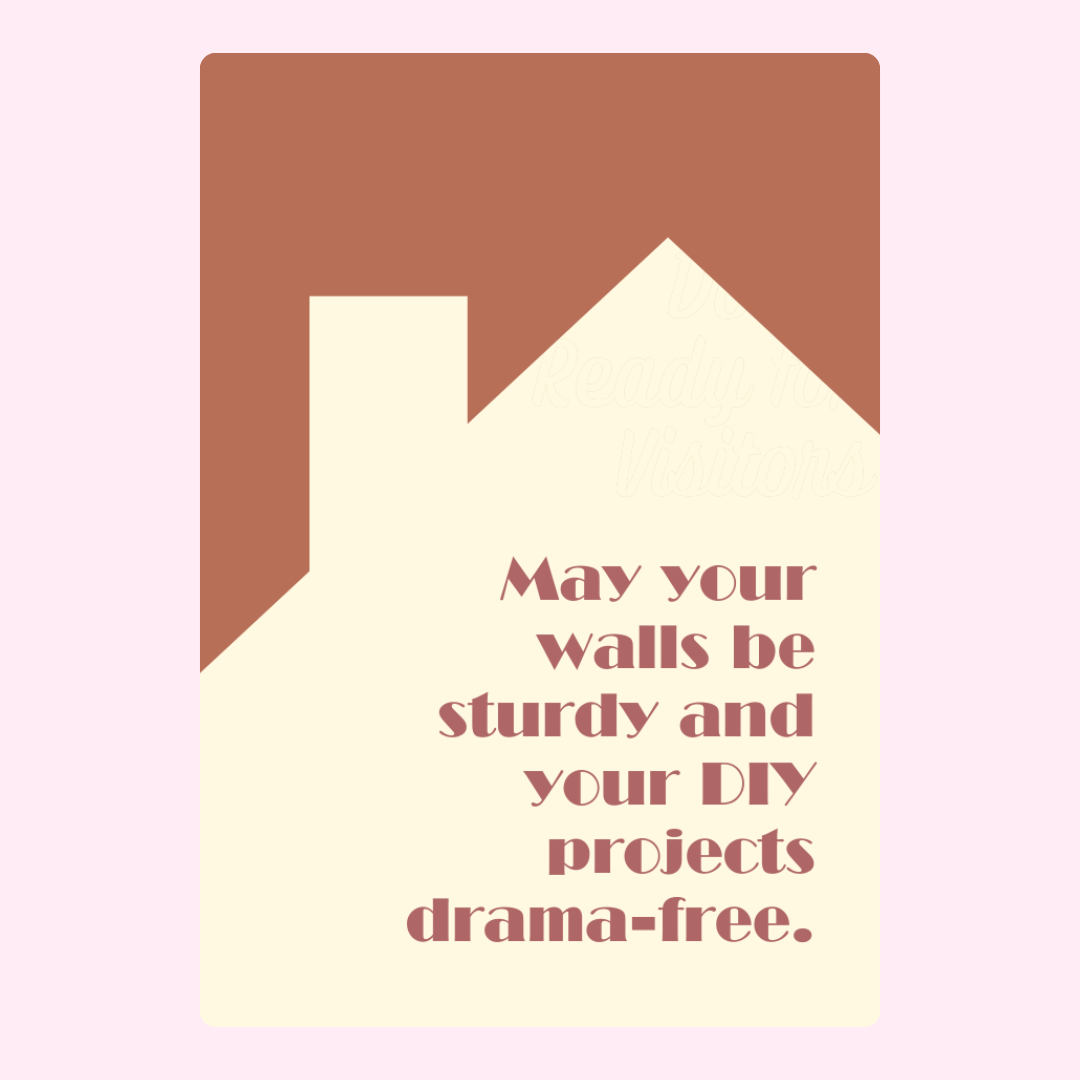 DIY home design with encouraging quote.
