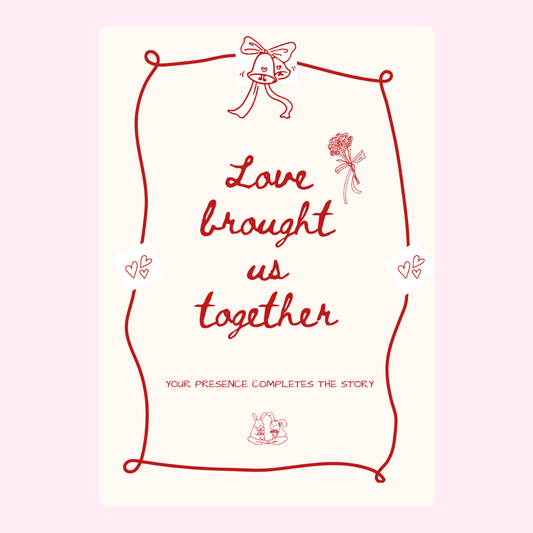 Love brought us together