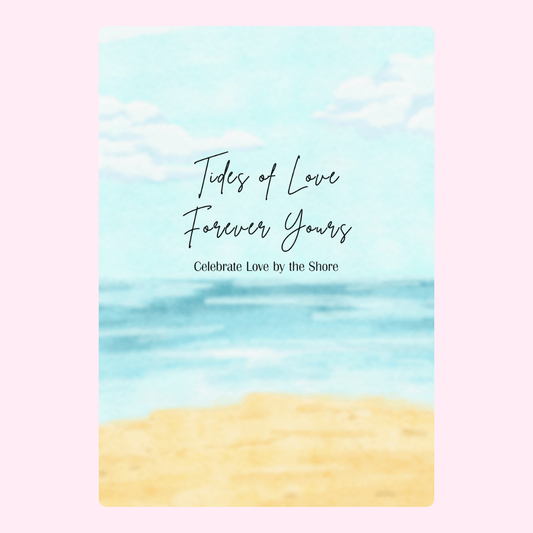 Tides of Love beach design - Celebrate Love by the Shore