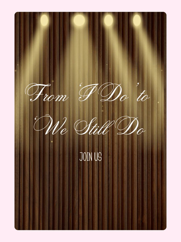 From I Do to We Still Do on a stage, Nov 29, 2024.