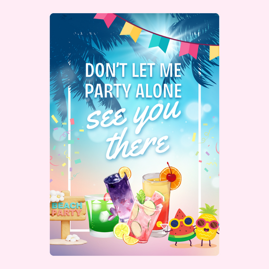 Don't let me party alone, see you there!