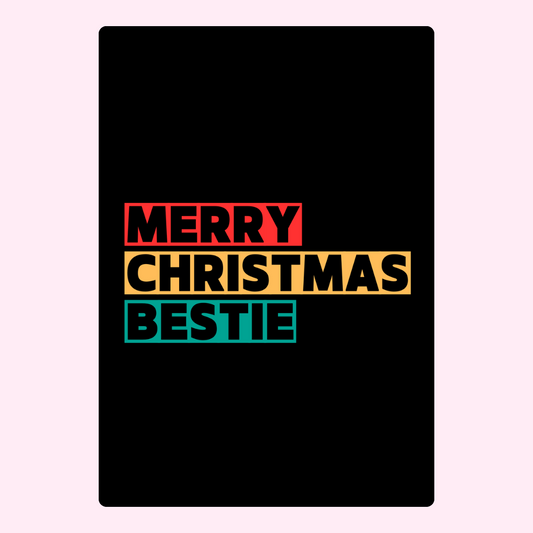 Merry Christmas Bestie design, 2024