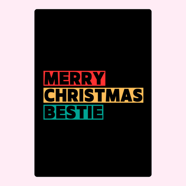 Merry Christmas Bestie