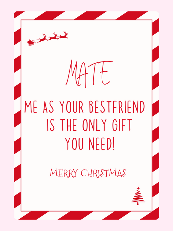 Merry Christams98 Cake Card, for a friend