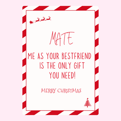 Mate, me as your best friend design