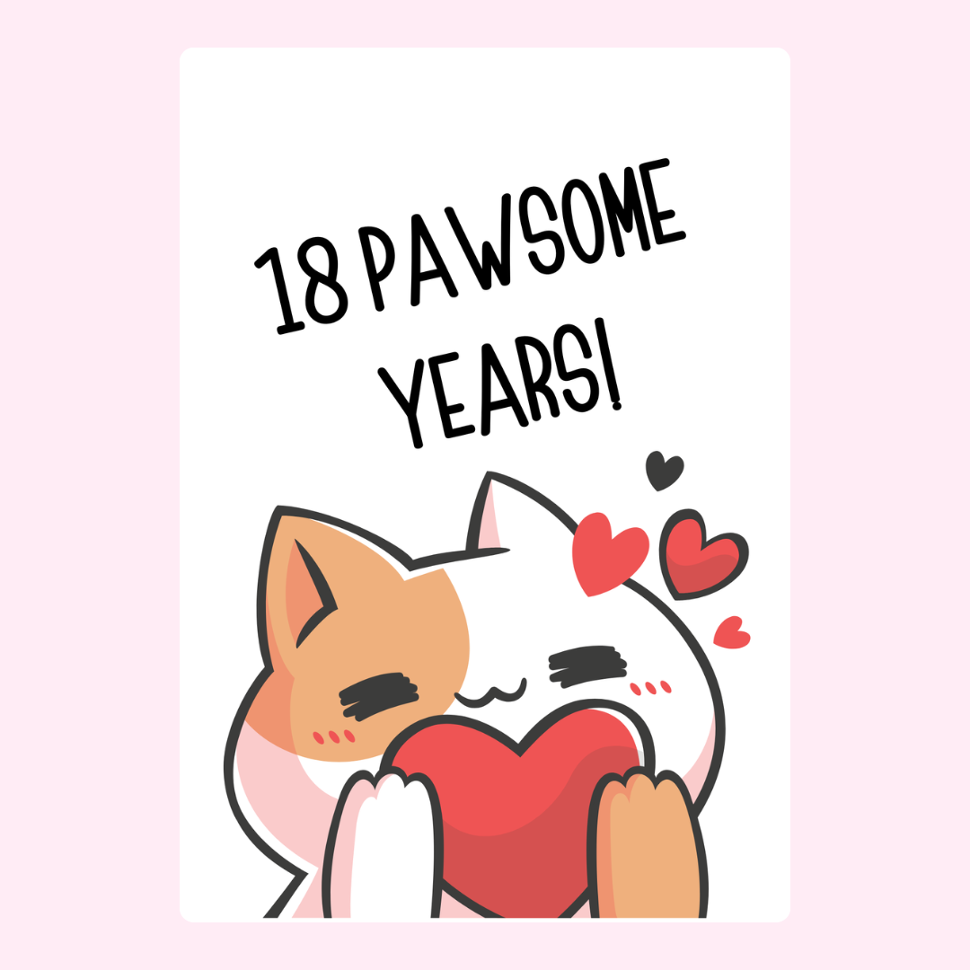 18 Pawsome Birthday