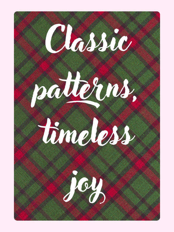 Classic patterns, timeless joy