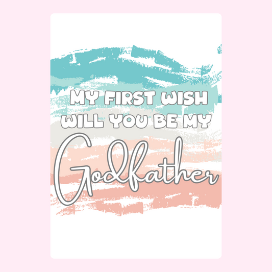 Godfather invitation design