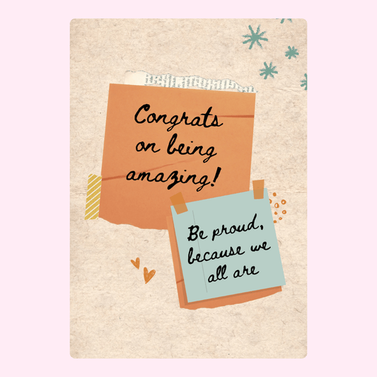 Congrats on being amazing card design