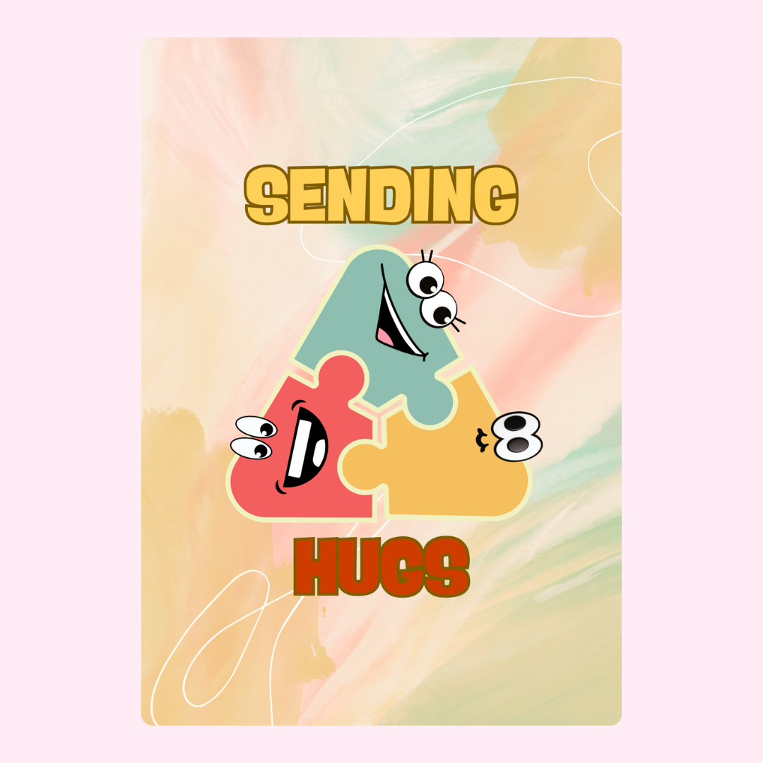 Sending Hugs puzzle design