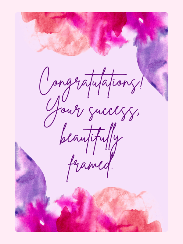 Congratulations! Cake Card