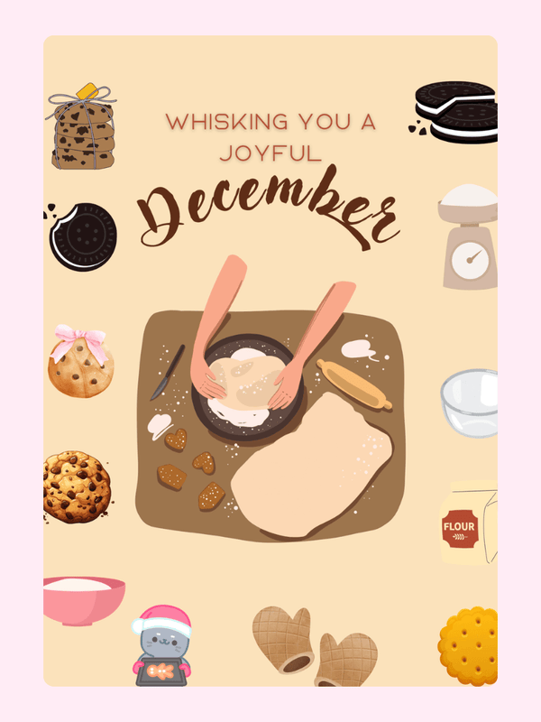 December baking design