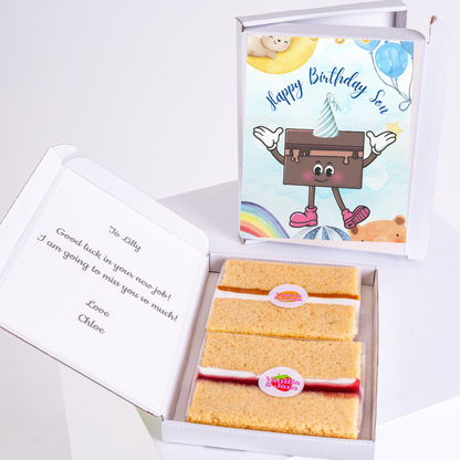 Birthday cake and card for Lilly.