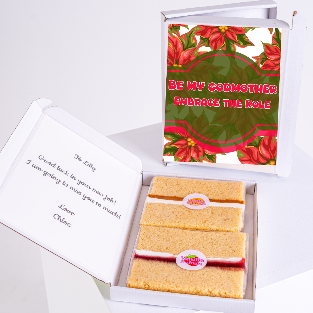 Be My Godmother' with personalized message