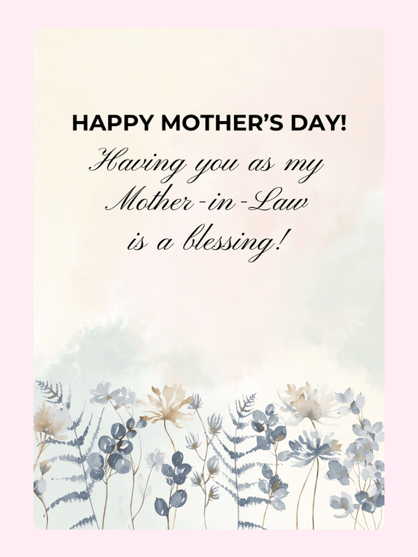 Having you is a blessing!