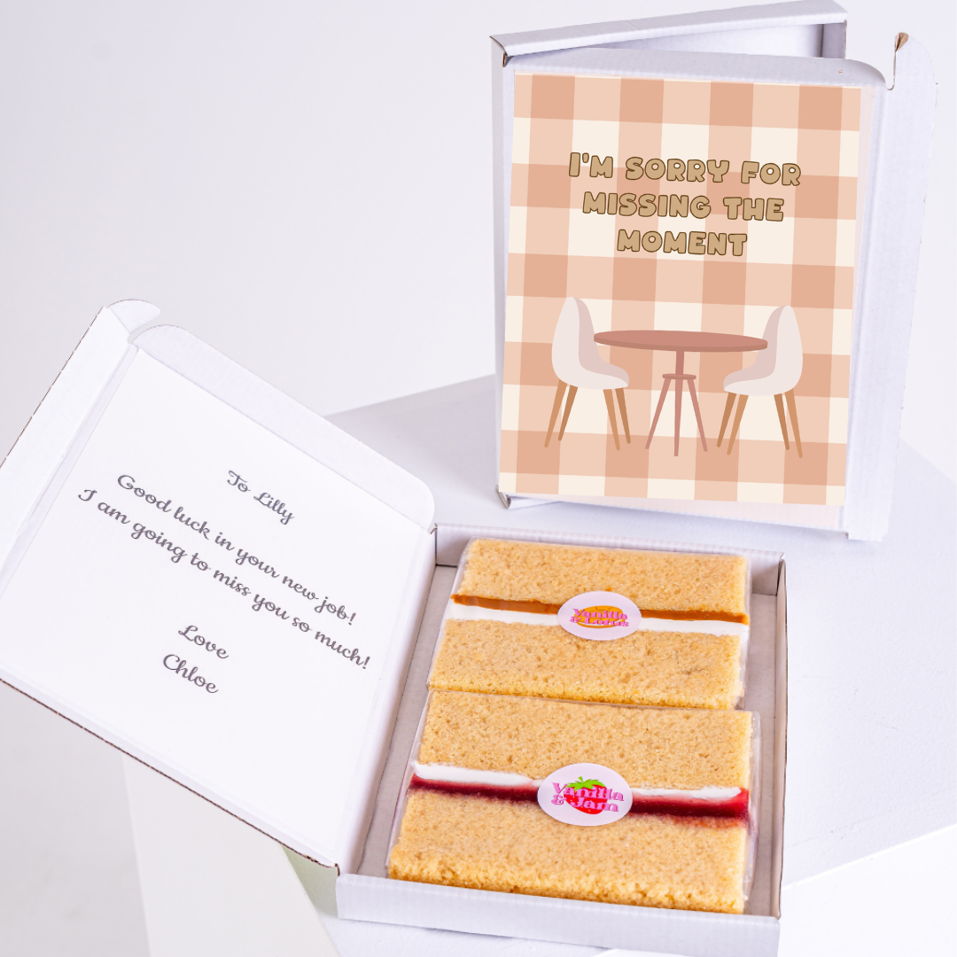 Farewell cake gift for Lilly, I'm Sorry for Missing the Moment