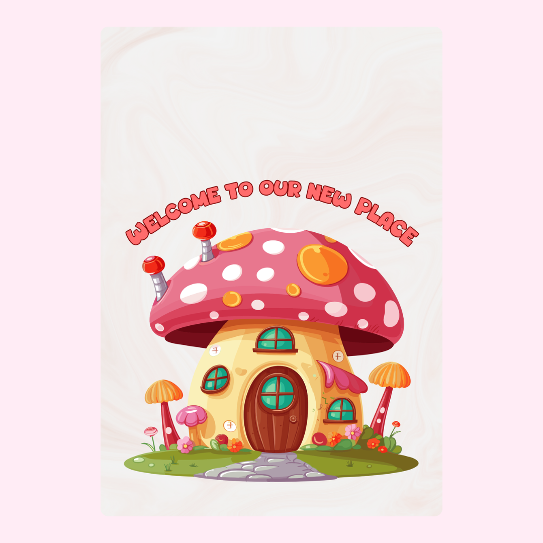 Welcome to our new place! Mushroom house design.
