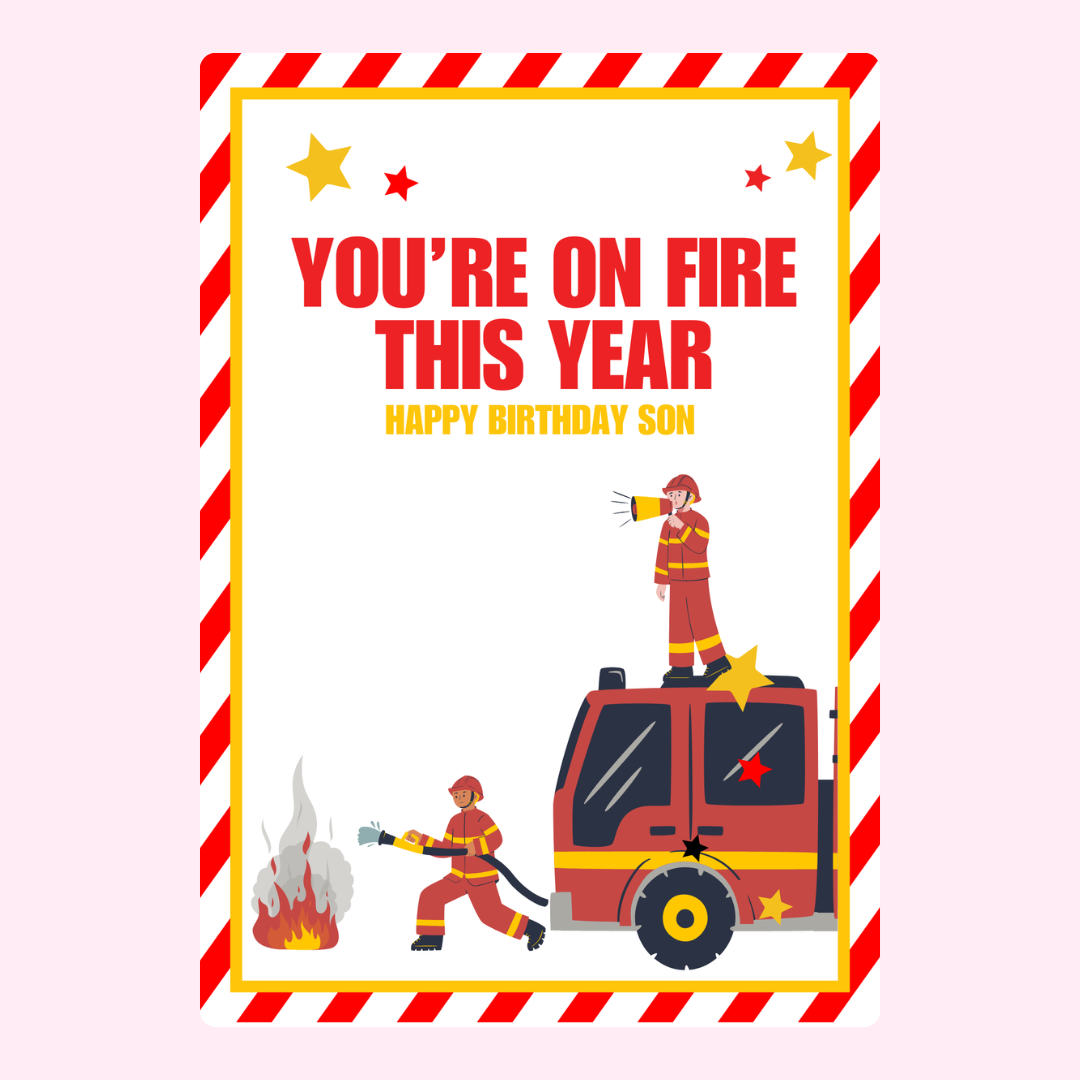You're on fire this year with firefighters.