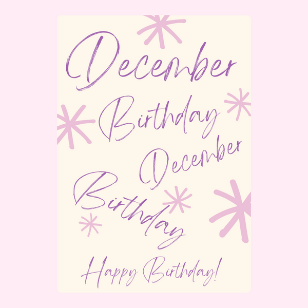 December Birthday