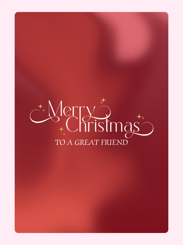 To A Great Friend Cake Card