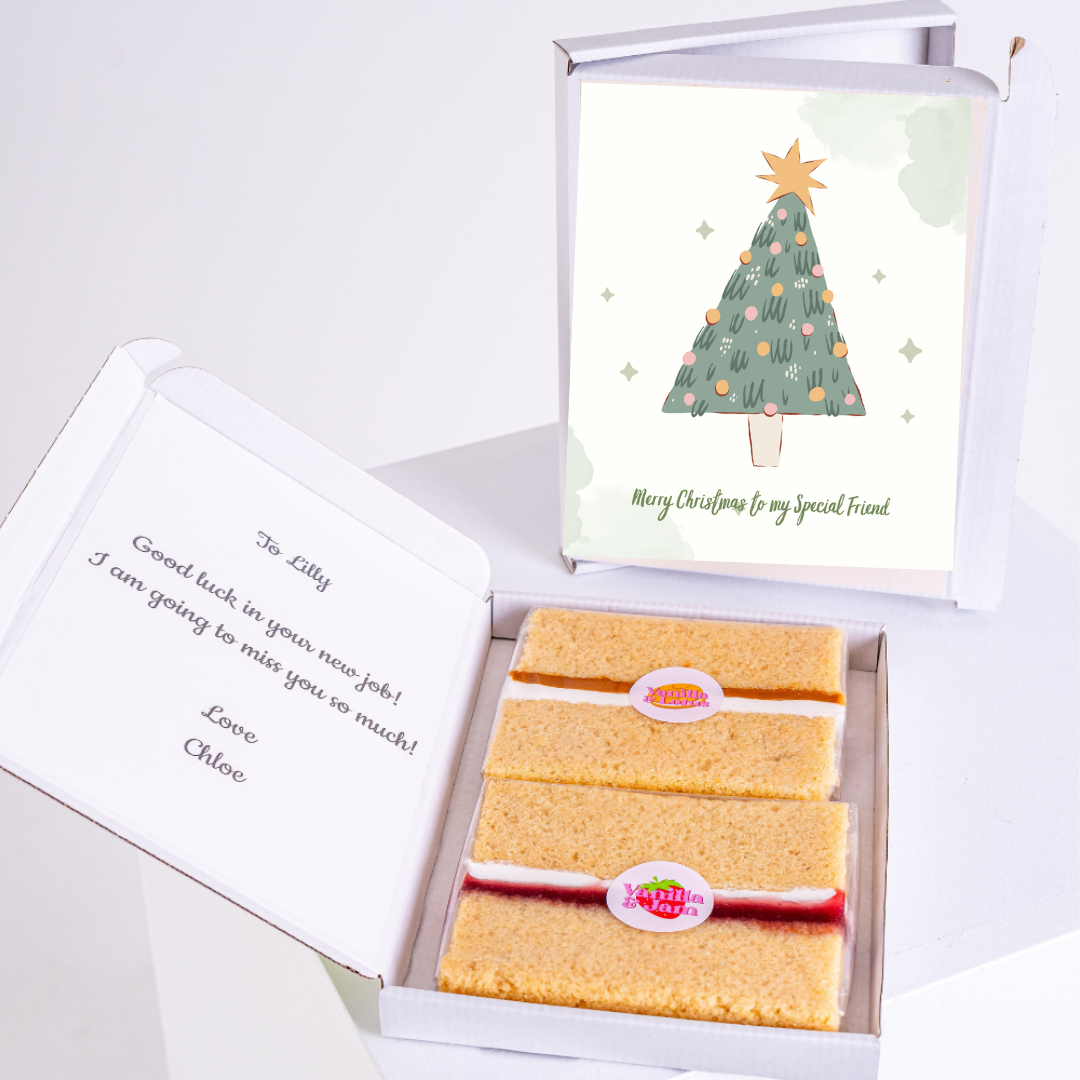 Christmas cake gift box for Lilly, Merry Christmas to my Special Friend