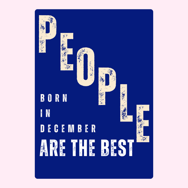 People Born In December