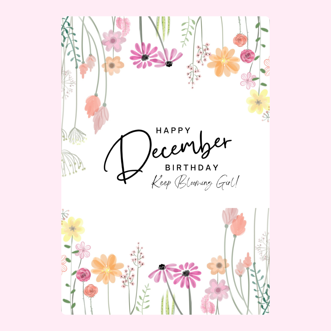Happy December Birthday