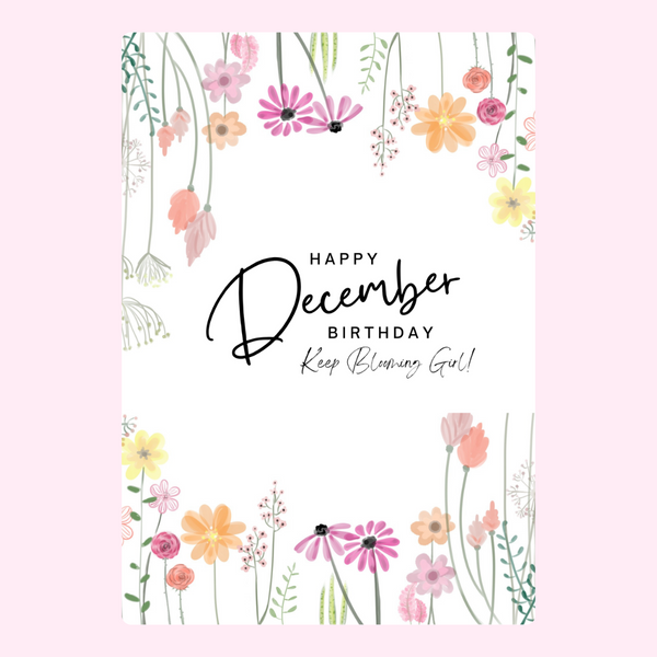 Happy December Birthday