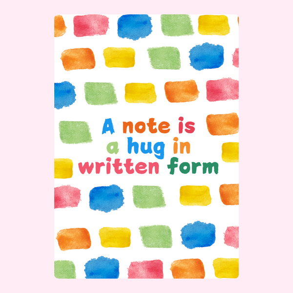 A Note Is A Hug