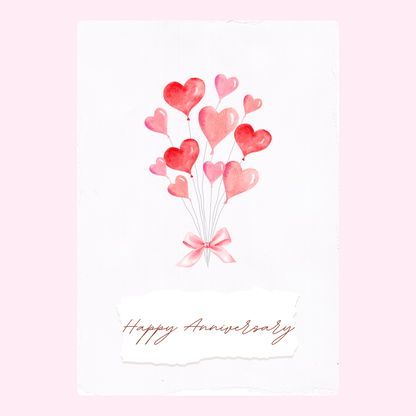 Website Happy Anniversary heart balloons