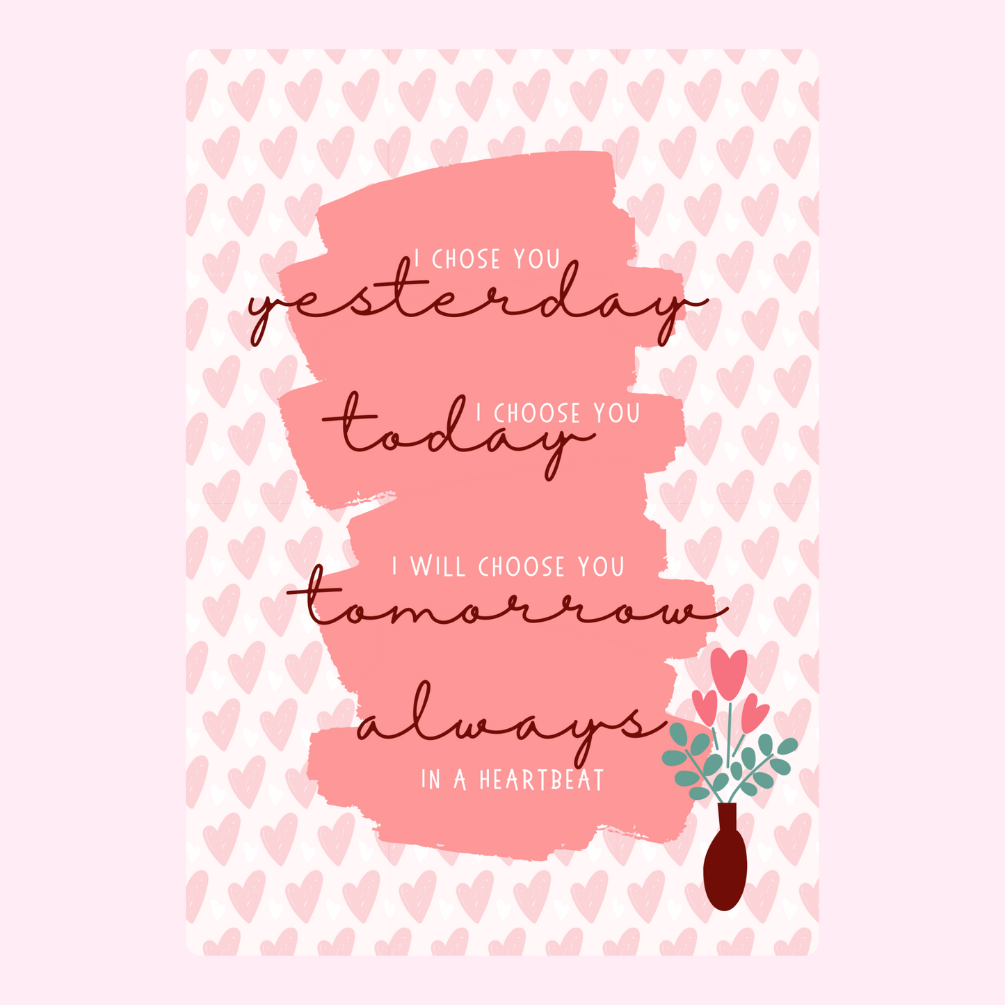 Love quote card, I choose you - Website 2024-07-09