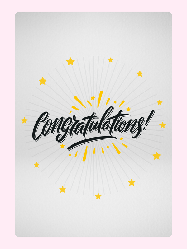 Website congratulations card, July 9, 2024