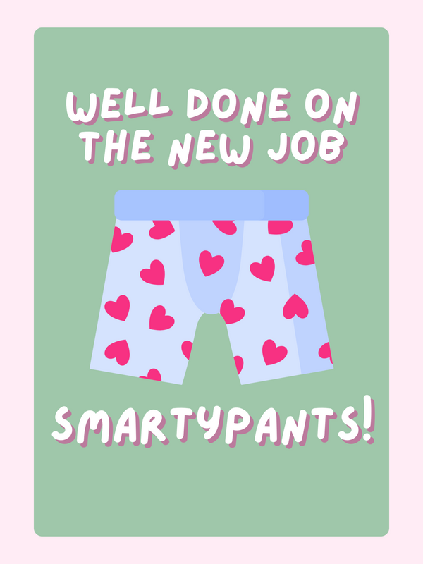 Smarty Pants Cake Card