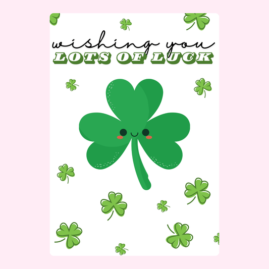 Wishing you lots of luck with shamrock.