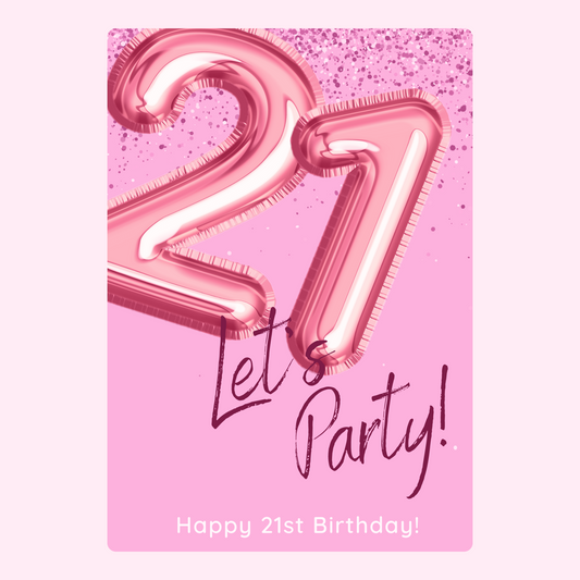 21st Birthday Party Invitation - July 10, 2024