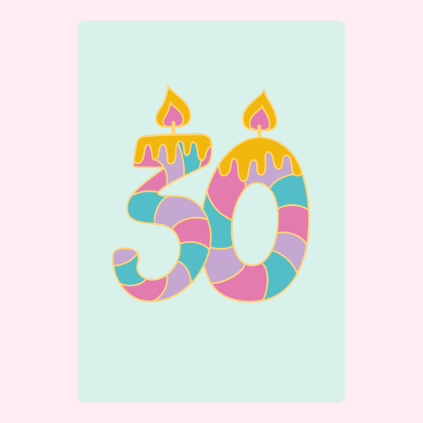 "30" Candle's