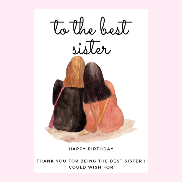 To The Best Sister