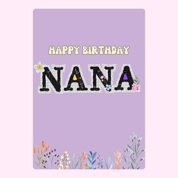 Happy Birthday Nana