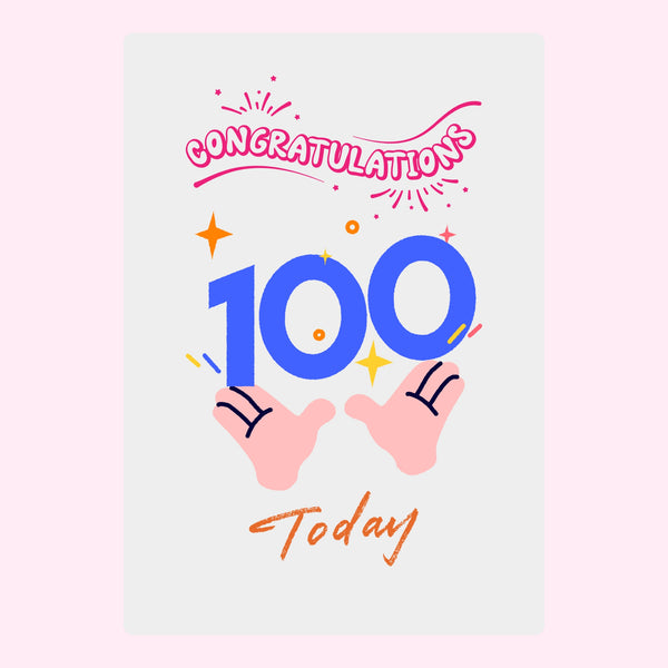 Congratulations 100 Today