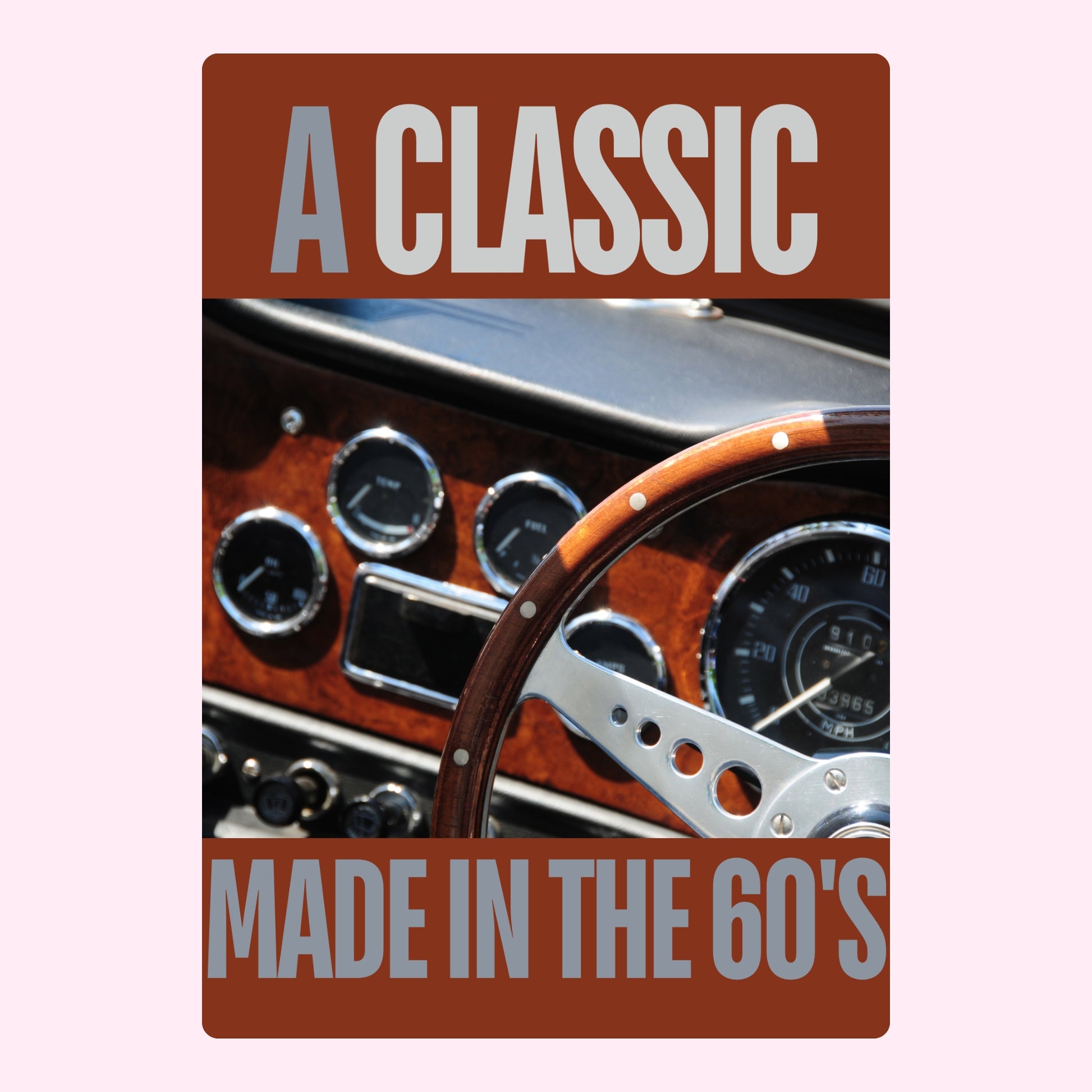 Classic car interior from the 60s - Website 2024-08-22