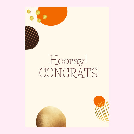 Congratulations card - Hooray! 2024 Website