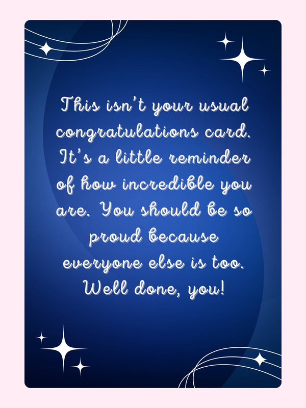 Congratulations card reminder, website image, Aug 29, 2024