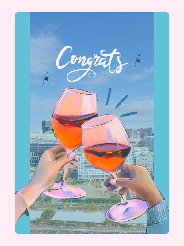 Congrats! Cake Card