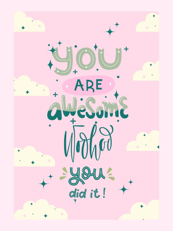 Website - You are awesome encouragement message