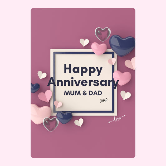 Happy Anniversary Mum & Dad card, Website 2024-08-29