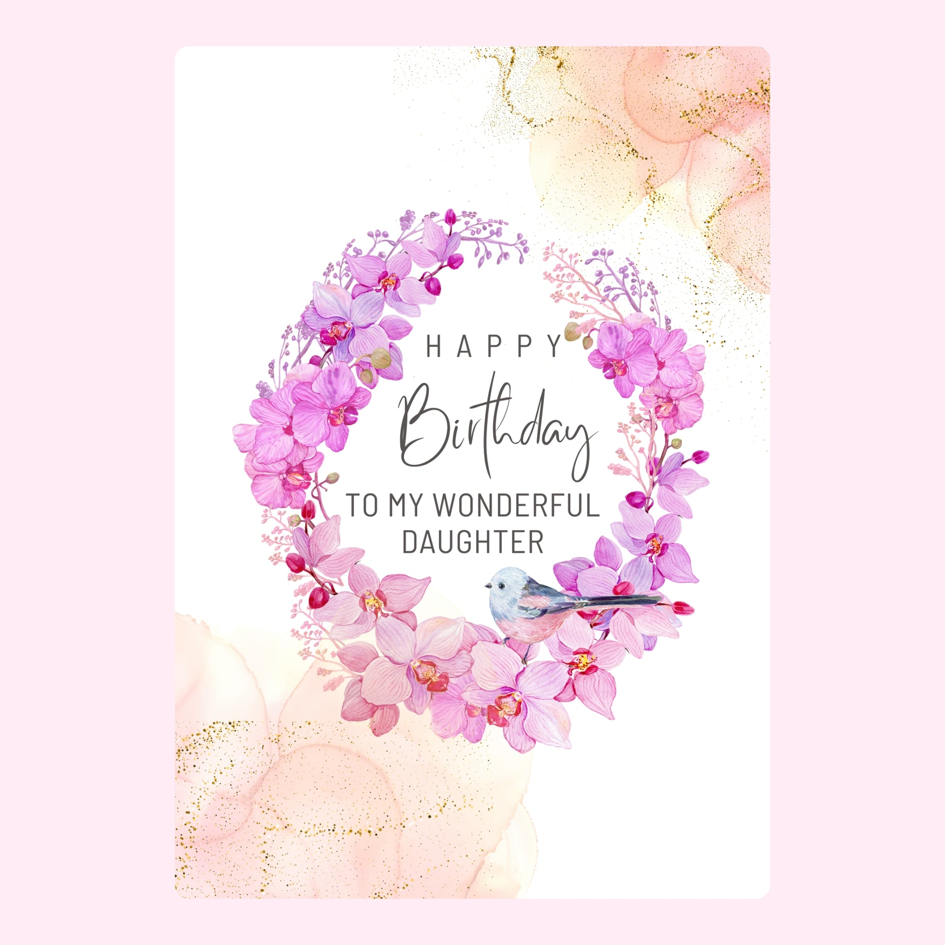 Happy Birthday card for daughter, Website 2024