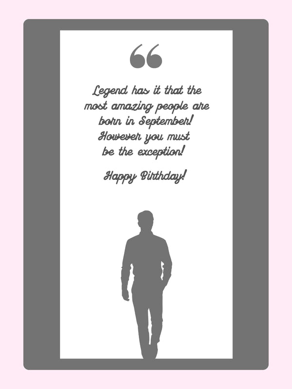 Website birthday message with silhouette, August 31, 2024.